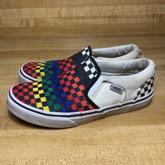 Vans classic slip on shoes checkerboard size 7 - Picture 2 of 7